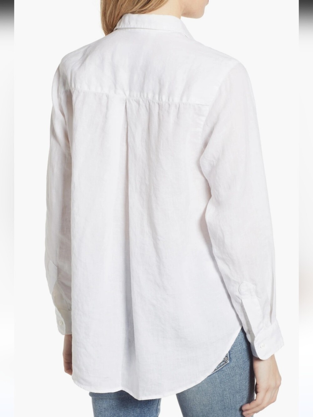 Grayson By Frank &Eileen The Hero 100% Cotton Button Down Top White - Picture 10 of 16